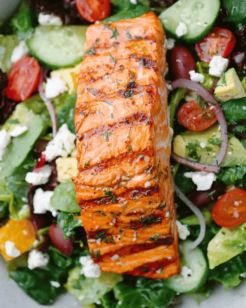Grilled Salmon Salad