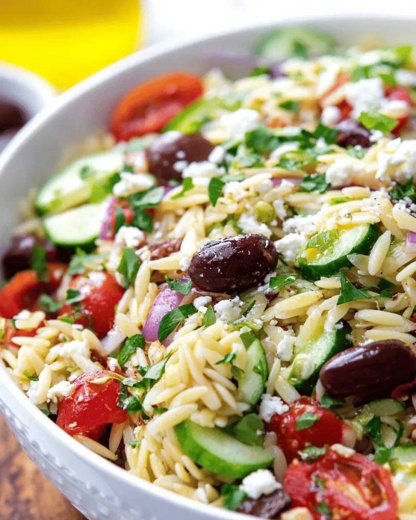 Mediterranean Orzo Salad