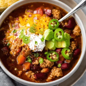 Slow Cooker Turkey Chili