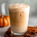 Iced Pumpkin Cream Chai Tea Latte