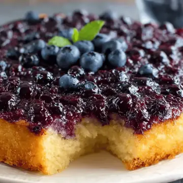 Best Homemade Blueberry Upside Down Cake