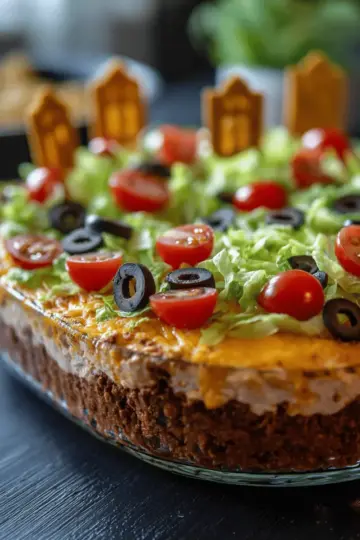 Graveyard Taco Dip