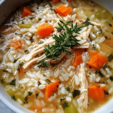Crockpot Chicken and Rice Soup
