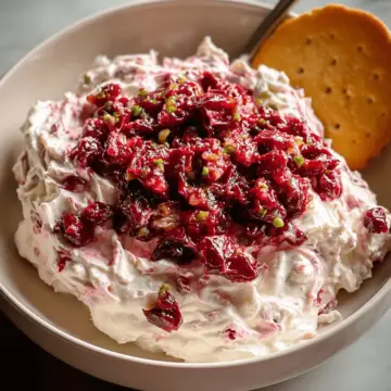 Cranberry Jalapeno Cream Cheese Dip