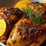 Sweet and Savory Roasted Orange Chicken