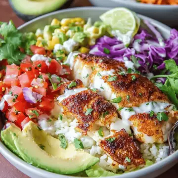 Low Carb Fish Taco Bowls: A Healthy, Flavorful, and Light Meal
