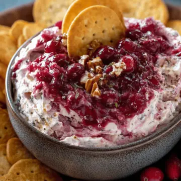 Easy Cranberry Cream Cheese Dip