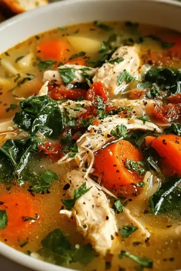 Tuscan-Style Chicken Soup Recipe