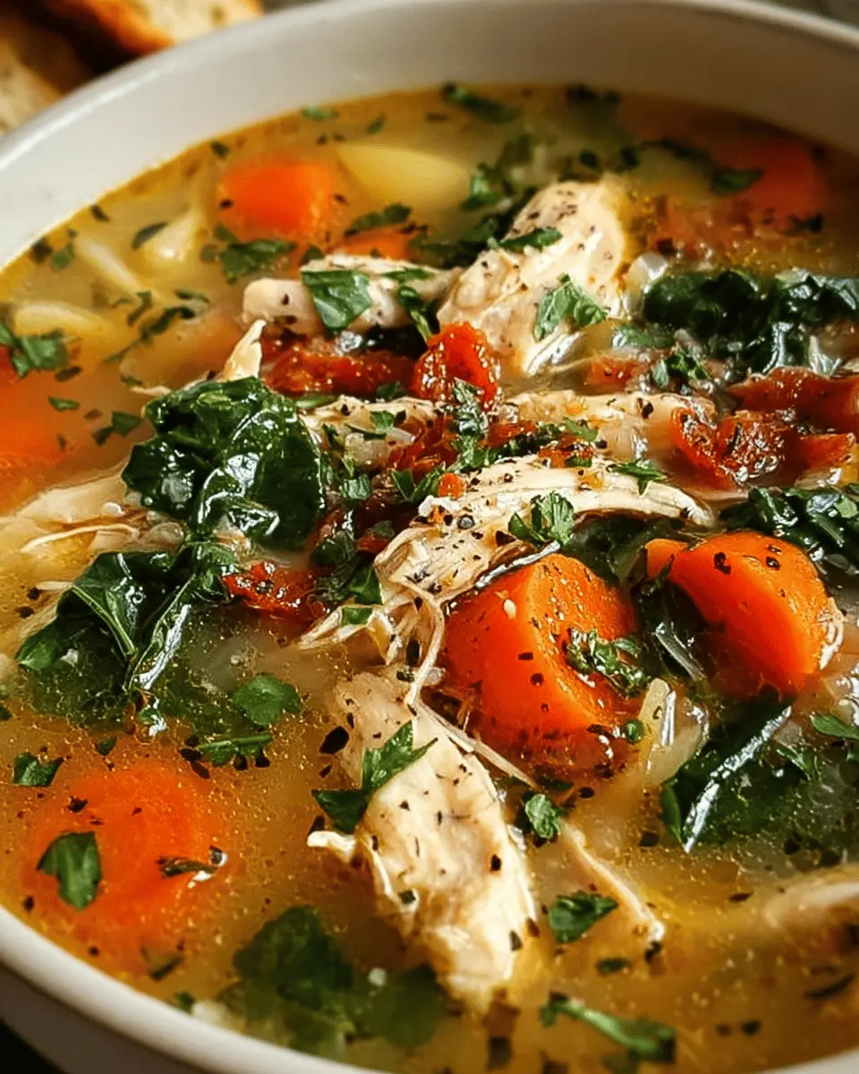 Tuscan-Style Chicken Soup Recipe: A Healthy Twist with Turkey Bacon