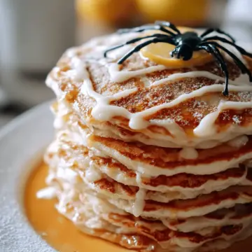 EASY LEMONADE PANCAKES FOR HALLOWEEN
