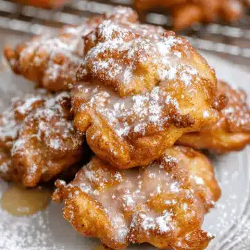 Easy Air Fryer Apple Fritters Recipe (Gluten-Free)