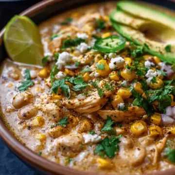 Mexican Street Corn White Chicken Chili