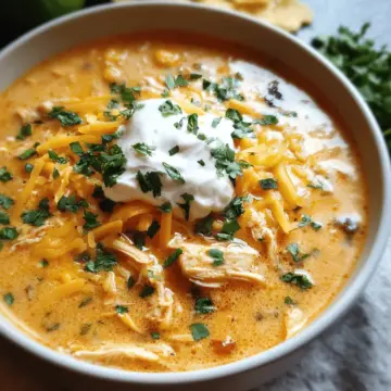 Creamy Chicken Enchilada Soup