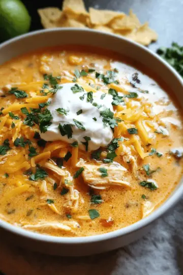 Creamy Chicken Enchilada Soup
