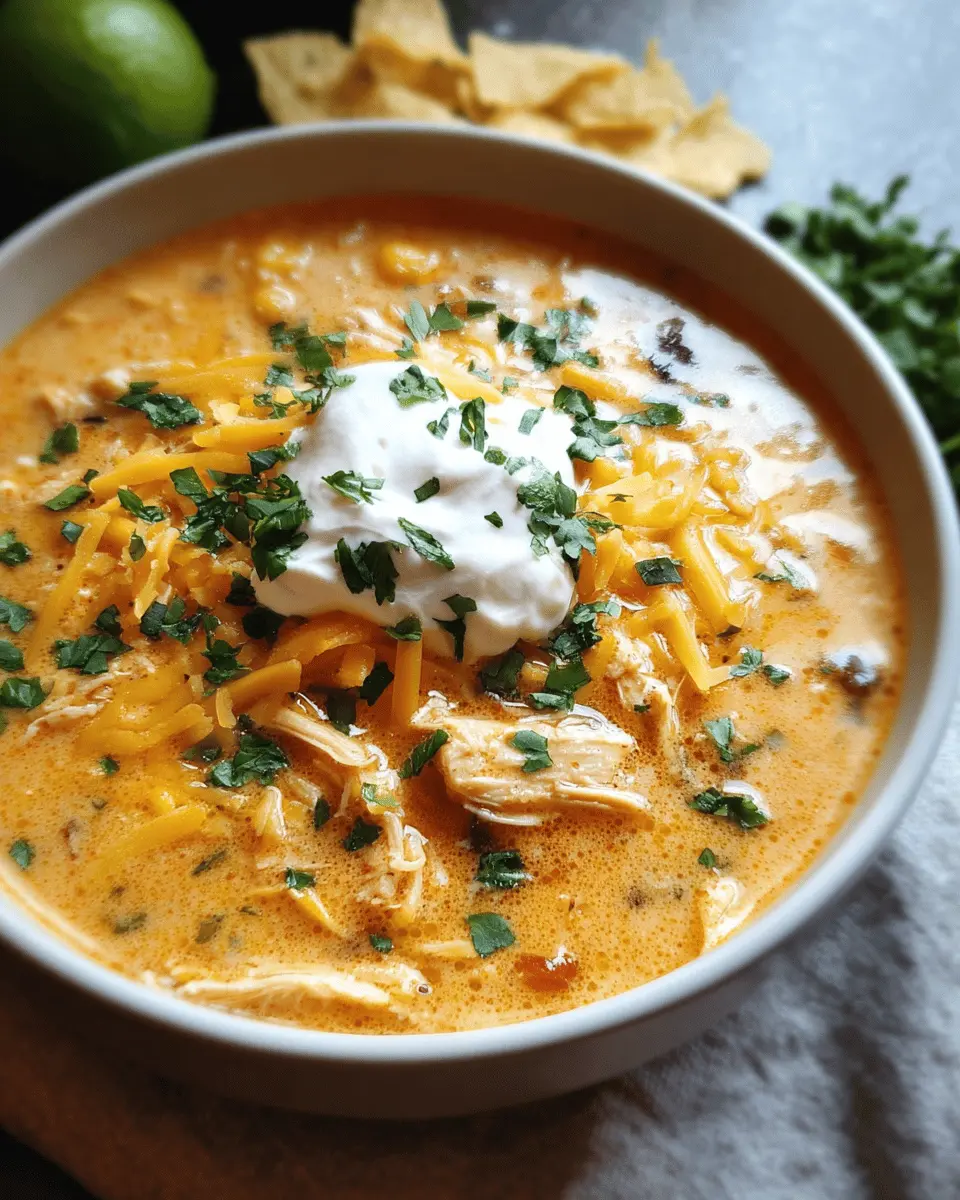 Creamy Chicken Enchilada Soup: The Best Comfort Food Recipe