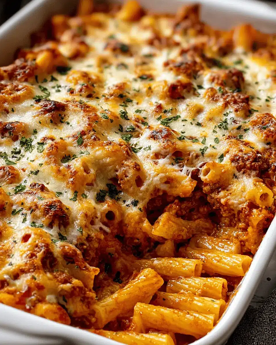 Best Ever Baked Ziti Recipe: An Indulgent Twist with Turkey Bacon