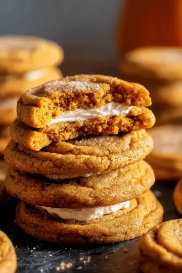 Irresistible Pumpkin Cheesecake Cookies