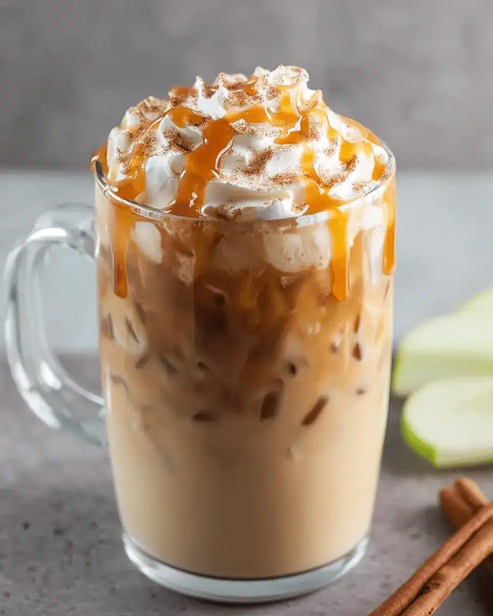 Caramel Apple Spice Iced Coffee Recipe