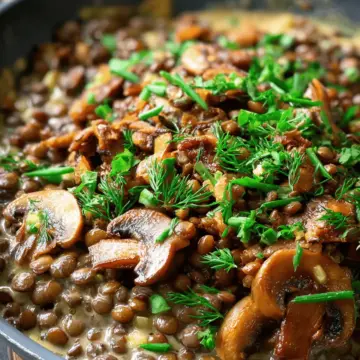 Lentil Mushroom Stroganoff: A Hearty Vegetarian Delight
