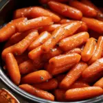Amazing Slow Cooker Maple & Brown Sugar Glazed Carrot Recipe