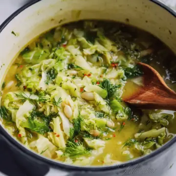 Lemon Dill Cabbage Soup