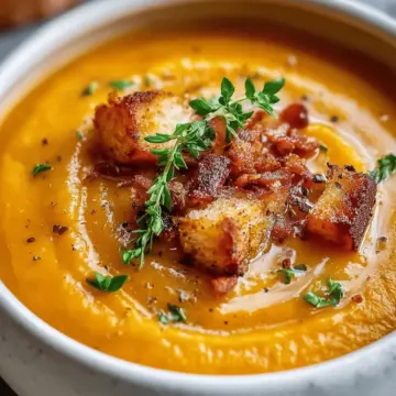 Roasted Butternut Squash Soup Recipe