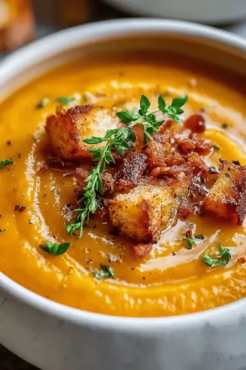 Roasted Butternut Squash Soup Recipe