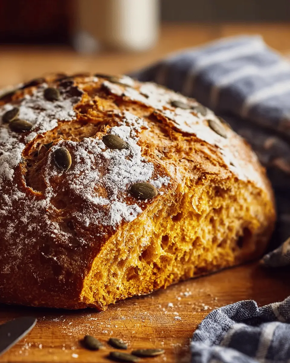 Pumpkin No Knead Bread Recipe: Easy and Delicious Homemade Delight