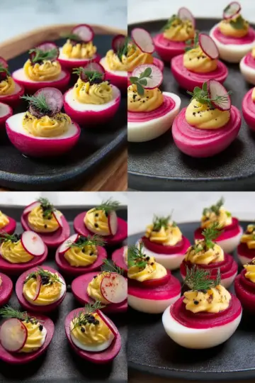 Beet Pickled Deviled Eggs
