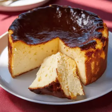 Air Fryer Basque Cheesecake