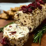 Homemade Vegan Cheese with Cranberries