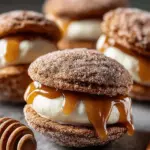 Apple Cider Whoopie Pie Cookies with Caramel