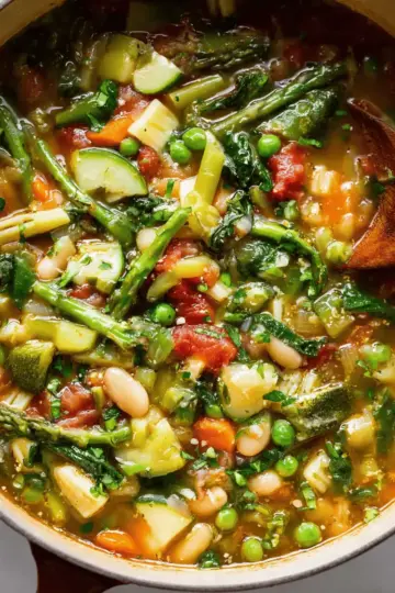 Spring Minestrone Soup