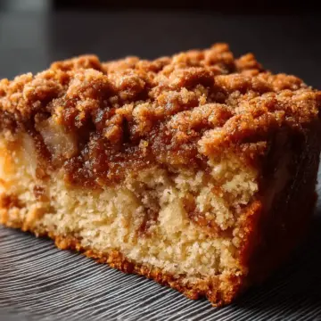 Apple Crumble Coffee Cake