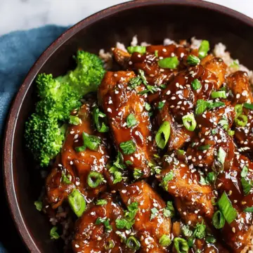 Slow Cooker Honey Garlic Chicken