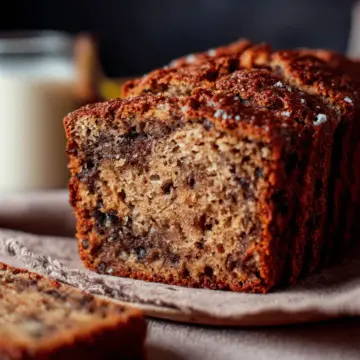 Banana bread moelleux