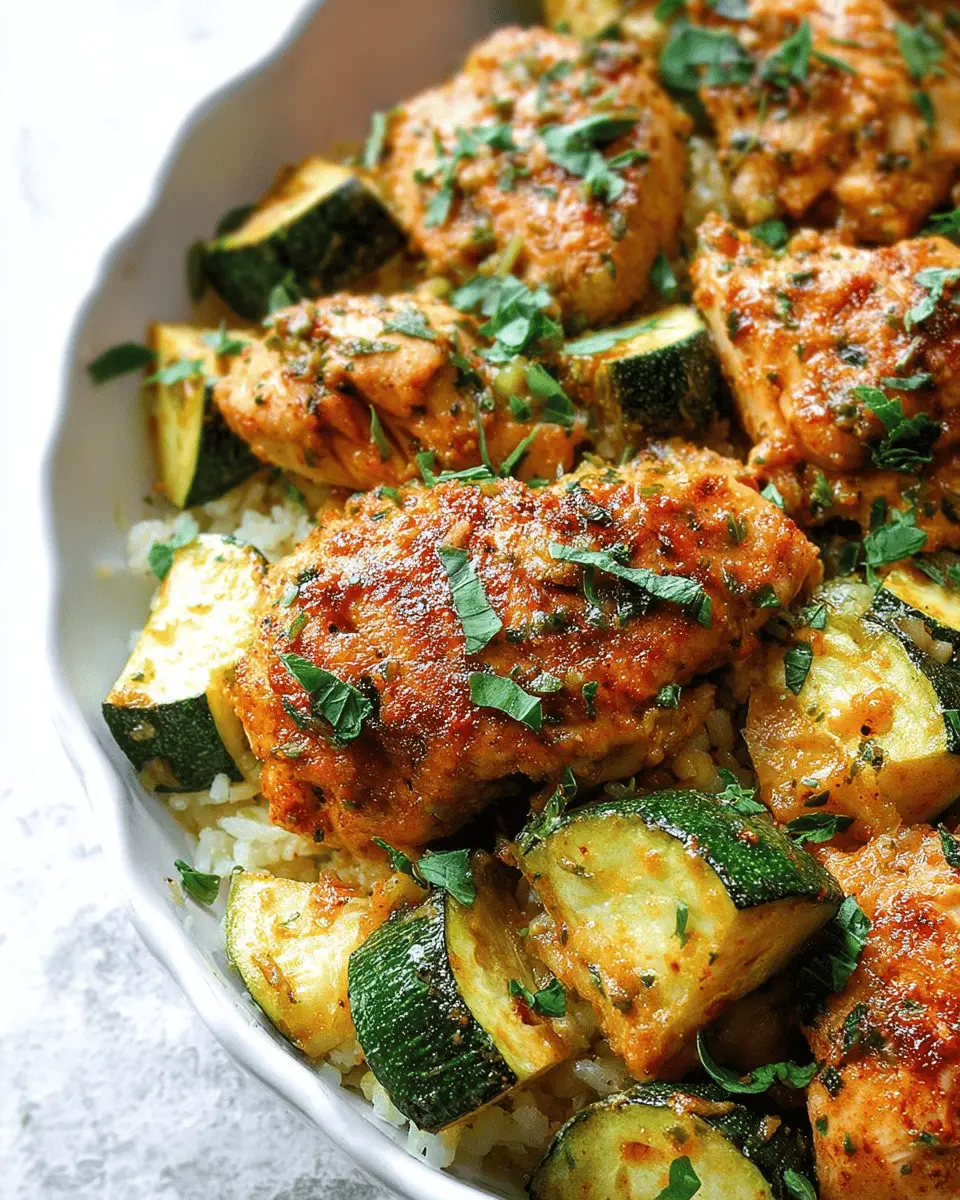 Easy Baked Chicken and Zucchini Recipe