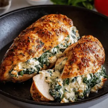 Spinach Feta Stuffed Chicken