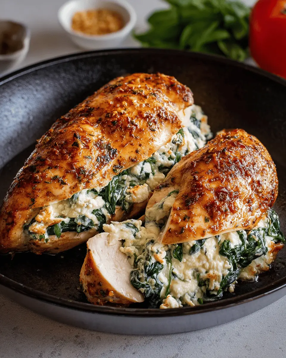 Spinach Feta Stuffed Chicken: Easy Recipe for a Flavorful Meal