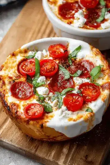Cottage Cheese Pizza Bowl