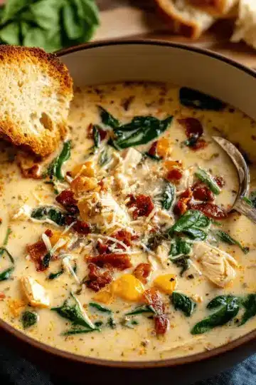Creamy Tuscan Chicken Soup