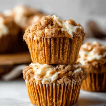 Pumpkin Cream Cheese Muffins