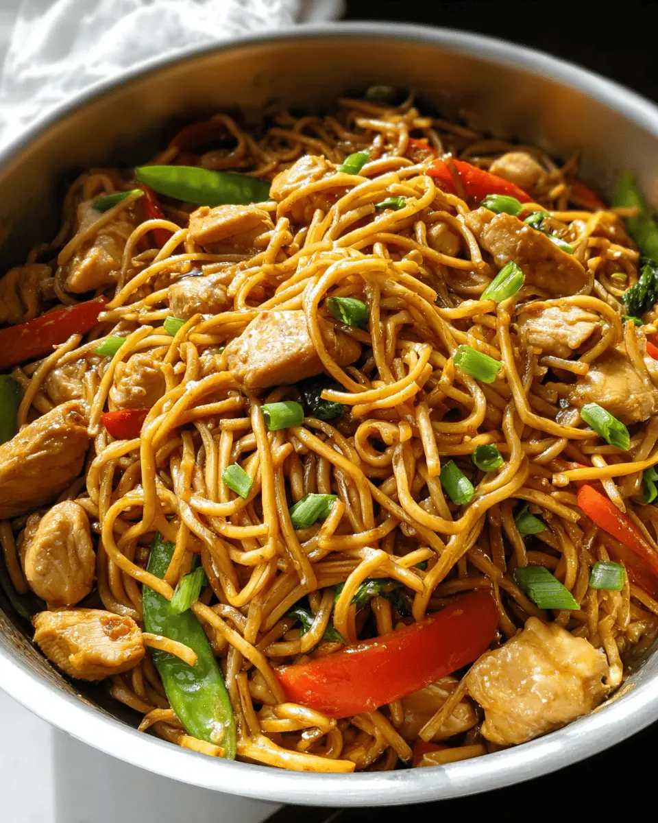 Chicken Lo Mein: Easy and Delicious Comfort Food Recipe