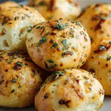 Chilli Stuffed Garlic Dough Balls