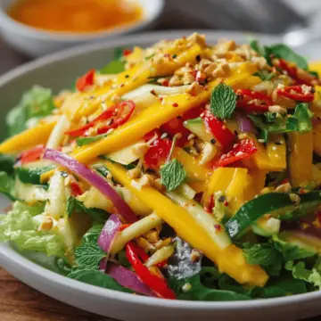 Sweet and Spicy Mango Salad