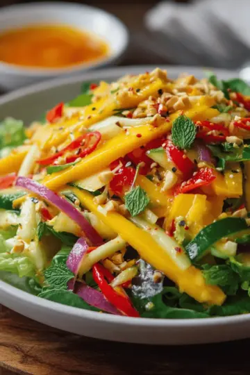 Sweet and Spicy Mango Salad