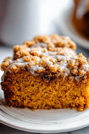 Pumpkin Coffee Cake with Crumb Topping