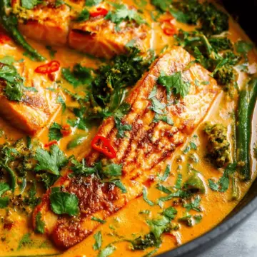 Salmon Coconut Curry