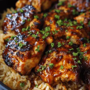 Honey BBQ Chicken & Rice