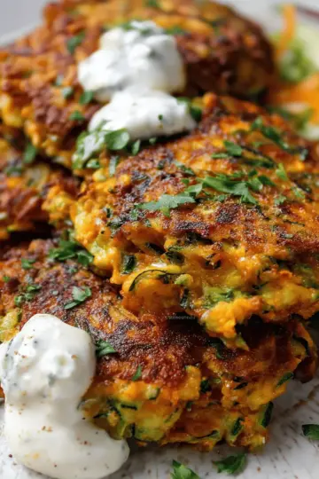 Zucchini & Sweet Potato Fritters